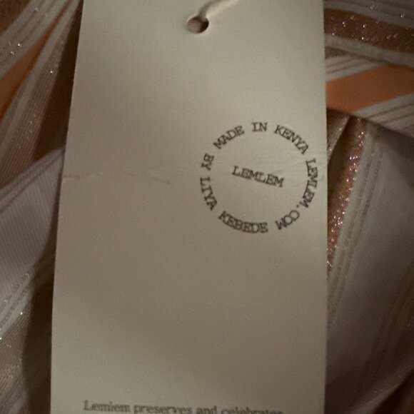 Lemlem Retta Sweepy Sleeveless Salmon Sundress, Size Medium, New with Tags. - Picture 3 of 3